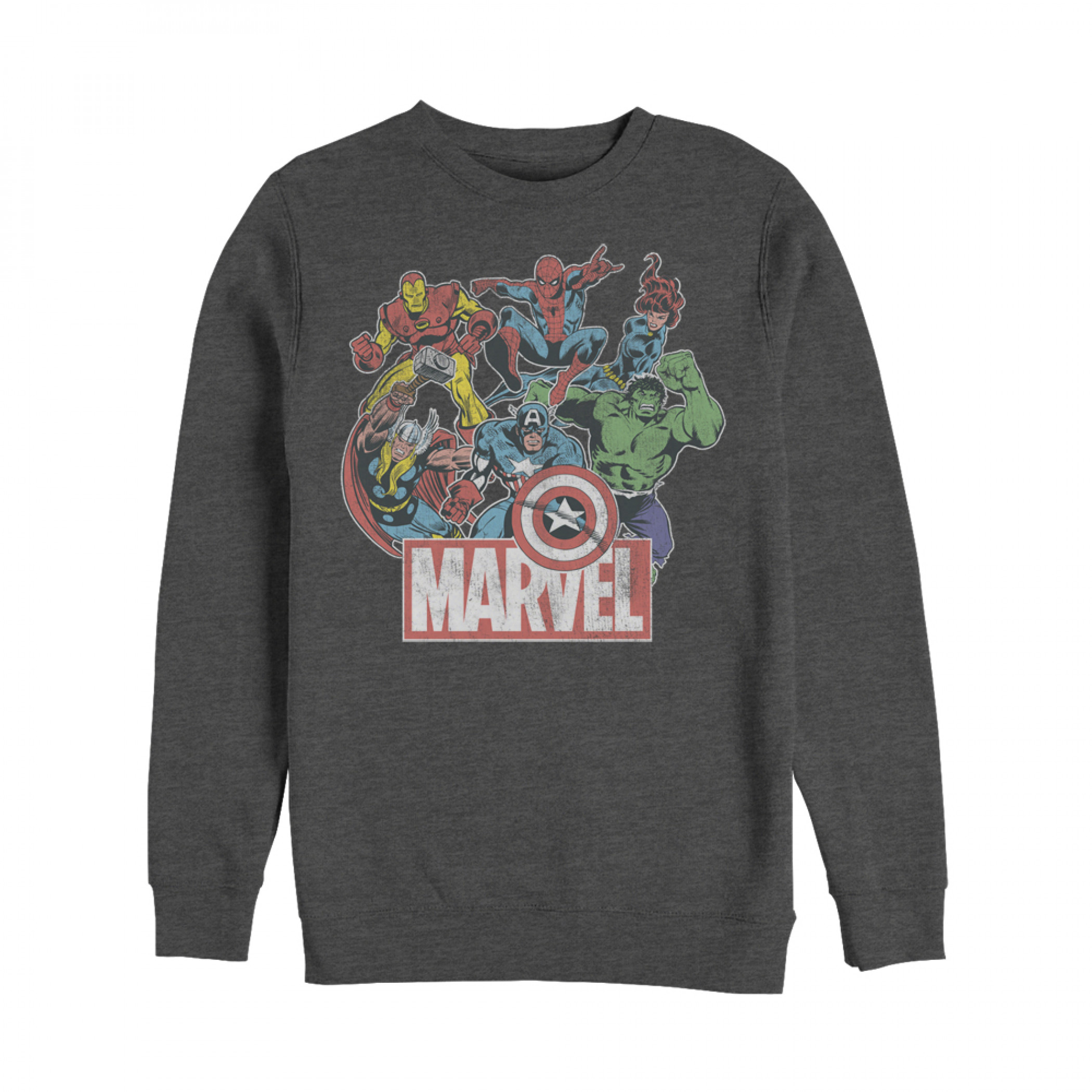 Marvel Classic Hero Collage Sweatshirt